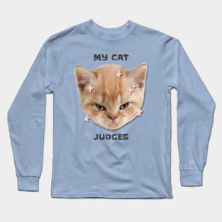 Funny Grumpy Cat Long Sleeve T-Shirt